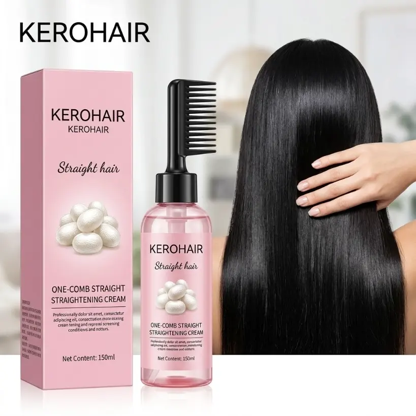 hair straightening and smoothing cream