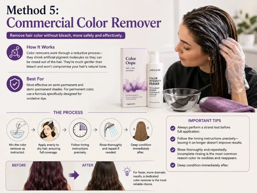 Method 5: Commercial Color Remover