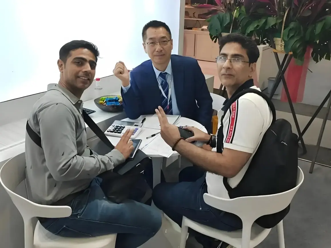 The Indian client has officially placed an order with our company