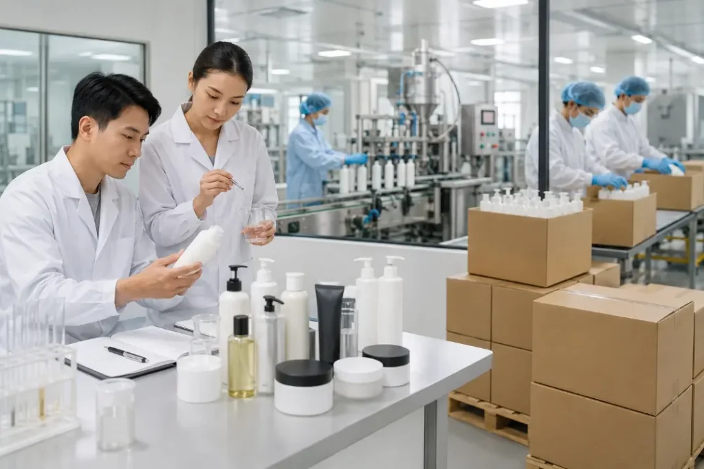 Hair care OEM and ODM manufacturing process from formulation to filling and packing