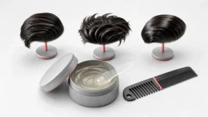 Pomade can create smooth control, textured definition, or polished shine depending on the formula and amount used.