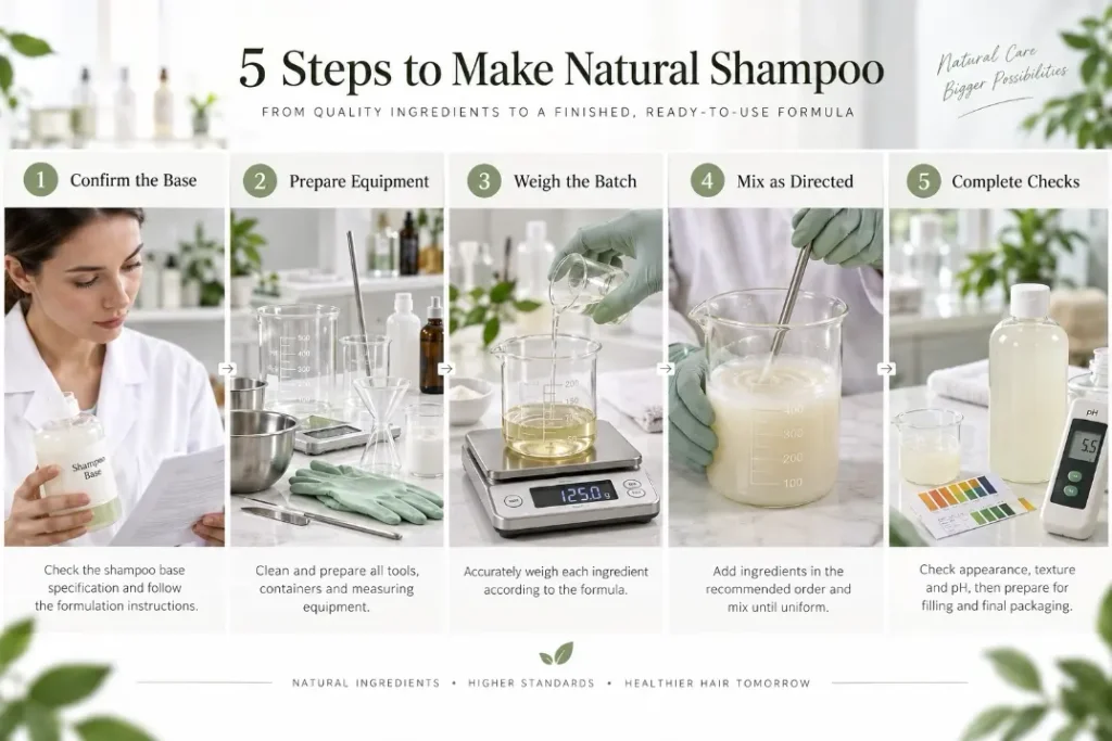 How to Make Natural Shampoo with a Ready-Made Base